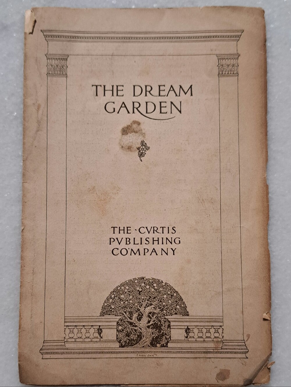 1915 "The Dream Garden" Mosaic Brochure By Curtis Publishing Co.